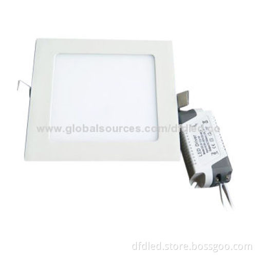 High-quality DFD LED Square Downlight, Side Glow Light, Ultra-thin Series